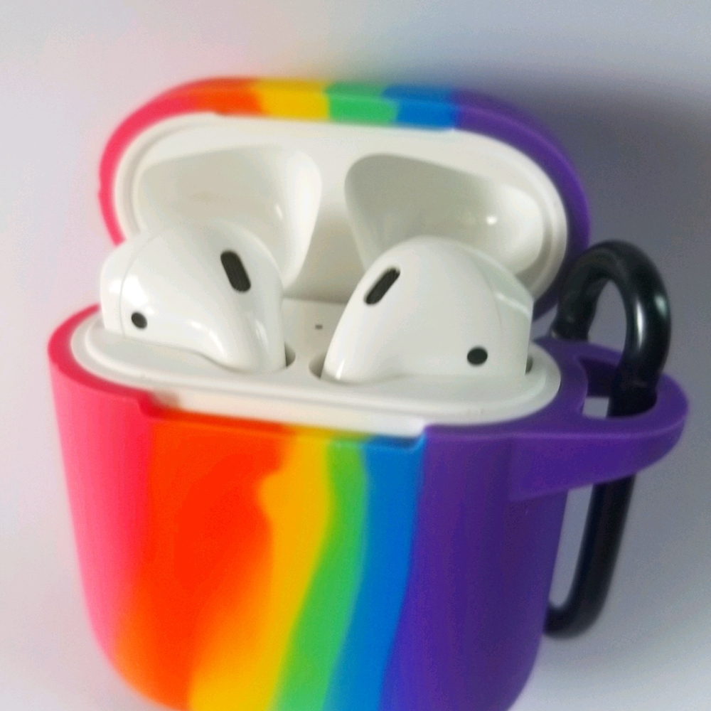 Apple Airpod Case only Rainbow Pride Color wheel